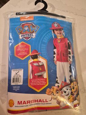 Paw Patrol Marshall Costume, Size Toddler 2-4